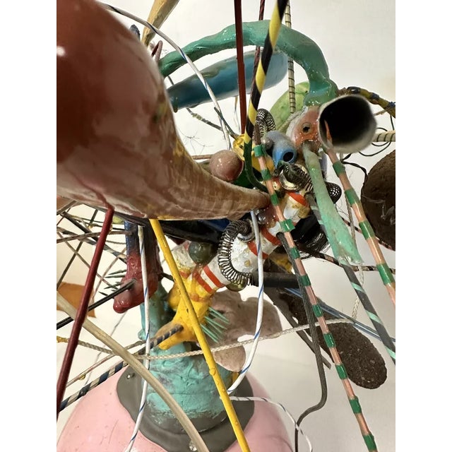 Sculpture Materials John Balsley Splice & Split Mixed Media Abstract Modern Art Sculpture 1980 For Sale - Image 7 of 8