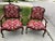 French 1990s Maitland-Smith Furniture Louis XV Bergere Upholstered Carved Chairs- a Pair For Sale - Image 3 of 13