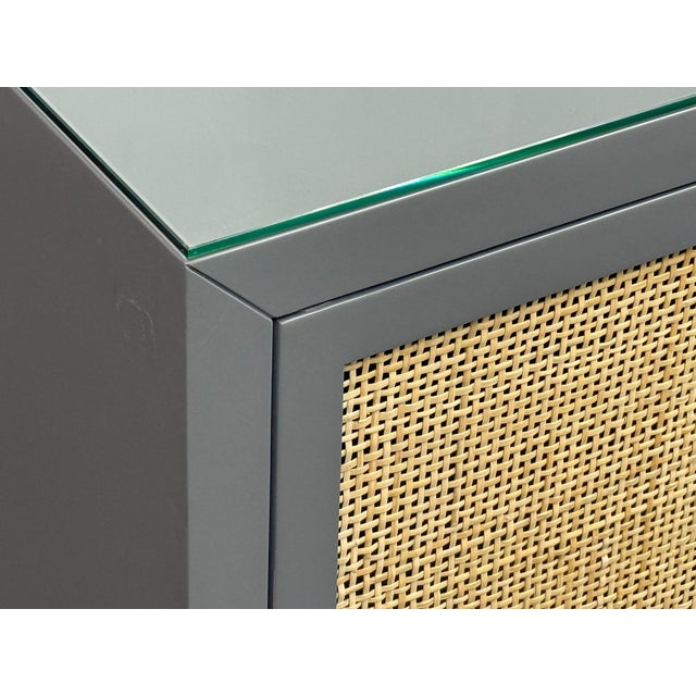 Gray Worlds Away Sofia Cabinet For Sale - Image 8 of 12