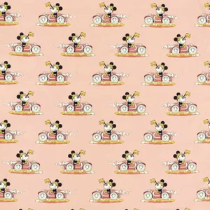 Sanderson Minnie On the Move Fabric in Candy Floss