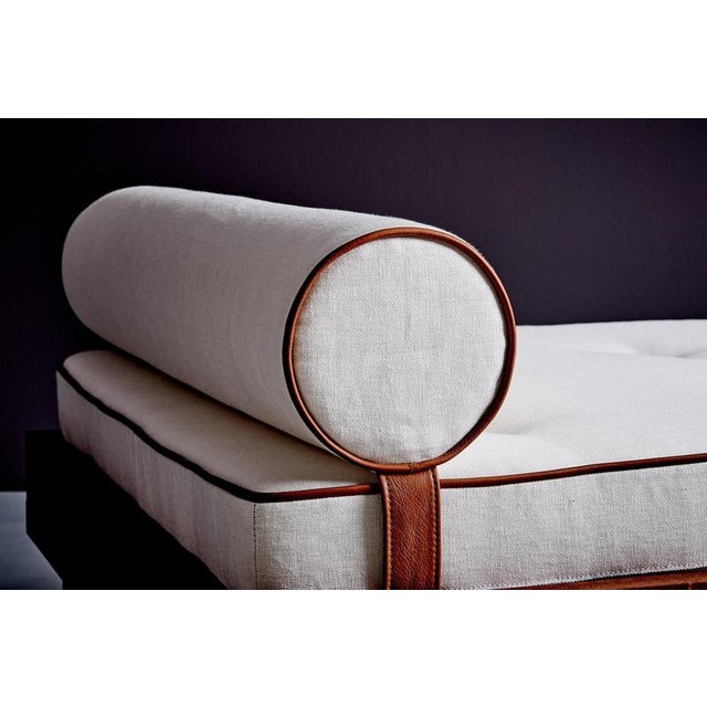 Daybed with Mahogany Frame in the style of Charlotte Perriand, France, 1950s For Sale - Image 11 of 18
