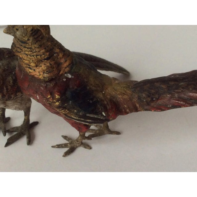 Bronze Antique Vienna Bronze Two Birds For Sale - Image 8 of 9