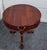 Pennsylvania House Mahogany Drum Table Vintage Pedestal Ball Claw Feet Side For Sale - Image 4 of 15