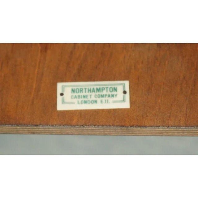 Vintage Demi Lune Table from Northampton Cabinet Company For Sale - Image 11 of 12