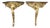Pair of 18th Century French Rococo Louis XV Carved Gilt Wood Marble Top Consoles For Sale