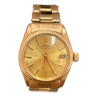 Rolex Oyster Perpatual Lady Datejust 28 Rose Gold Fluted Bezel Watch For Sale