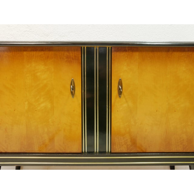 Wood Mid-Century Mahogany and Birch Veneer Sideboard, Germany, 1960s For Sale - Image 7 of 14