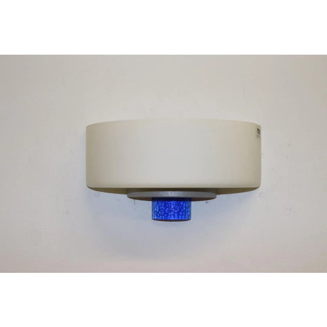 Modern Carlo Nason Murano Wall Lamp White Glass For Sale - Image 11 of 11