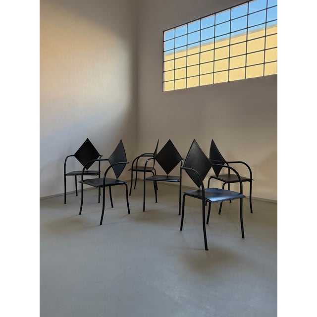 Kite Chairs by Anna Anselmi for Bieffeplast, 1980s, Set of 6, in Very Good conditions. Designed 1980 to 1989 I have...