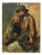 Rudolf Schick, Pipe-Smoking Mountain Farmer, 1800s, Oil Painting on Canvas, Framed For Sale