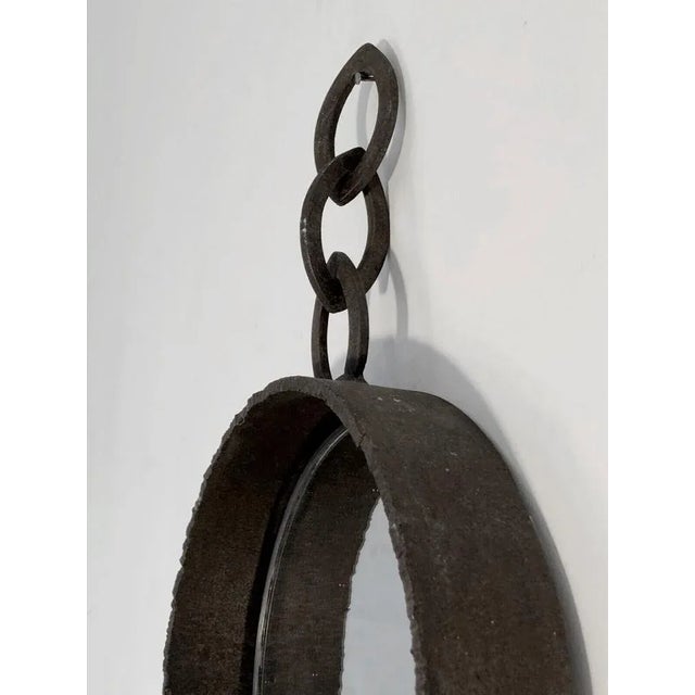1960s Wrought Iron Mirror, France 1960s For Sale - Image 5 of 9