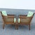 Mid 20th Century Vintage Hollywood Regency Faux Bamboo and Cane Green Tufted Lounge Chairs For Sale - Image 5 of 12