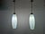 Opaline Glass Pendant Lamps, 1950s, Set of 2 For Sale - Image 11 of 14