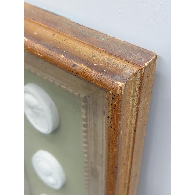 Framed Pair of Mid 20th Century Military Medallions For Sale - Image 15 of 16