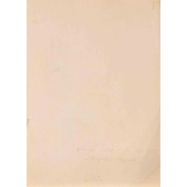 Lithograph realized by Lobel-Riche in the early 20th Century. Hand signed lower right in pencil. Good condition. This...