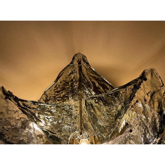 Murano Glass Ceiling Lamp from Mazzega, 1974 For Sale - Image 11 of 18