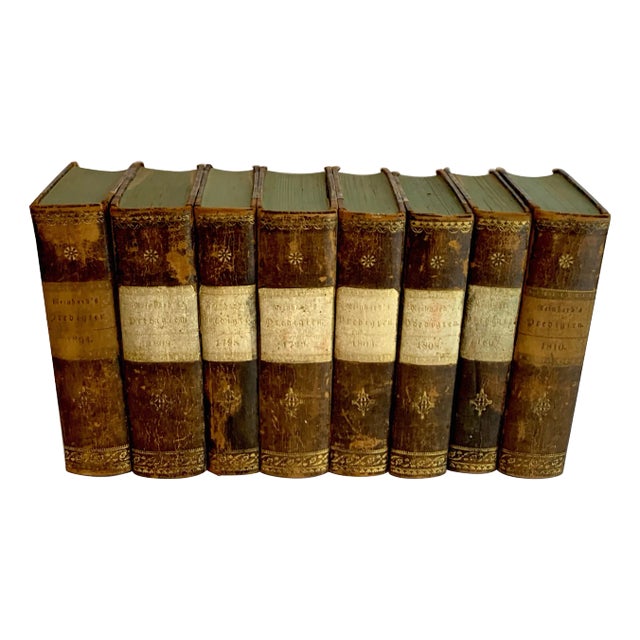 Theological Leather Bound Books, by Franz Volkmar Reinhard, Published 1808 - Set of 8 For Sale