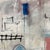 2020s “Lyrical Meaning" Contemporary Abstract Original Mixed-Media Painting by Linwood For Sale - Image 5 of 9