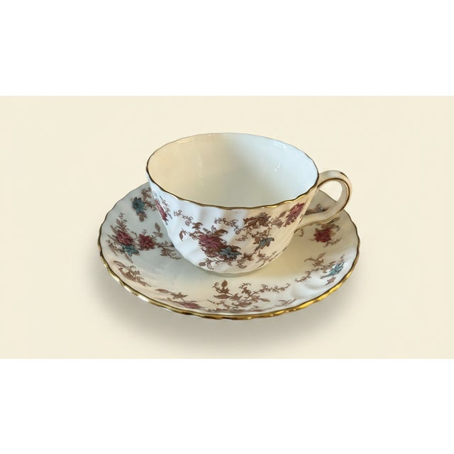 146-Piece Vintage Minton England "Ancestral" Fine Bone China Dinner Service for 18 – Estate Collection Circa 1965-1985 With Serving Pieces For Sale In Dallas - Image 6 of 18