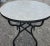 Moroccan 32" All White Moroccan Mosaic Table For Sale - Image 3 of 6