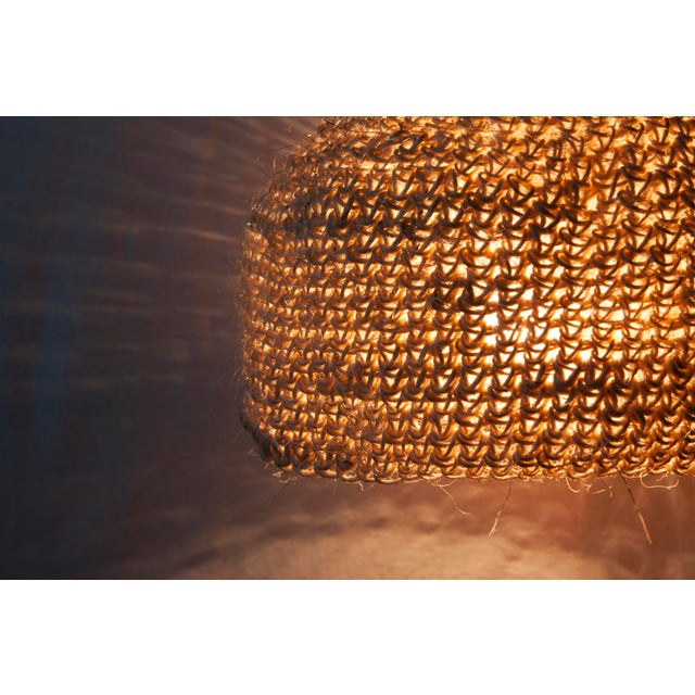 The rope lamps are handmade and combine a traditional portuguese technique (crochet) with a traditional material (sisal)....