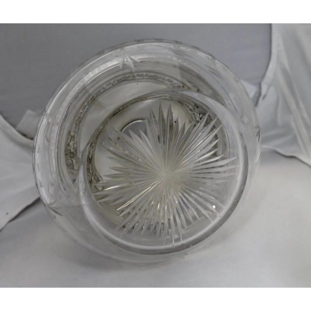 Traditional Vintage Early 20th Century Sterling Silver Vanity Jars - A Pair For Sale - Image 3 of 12