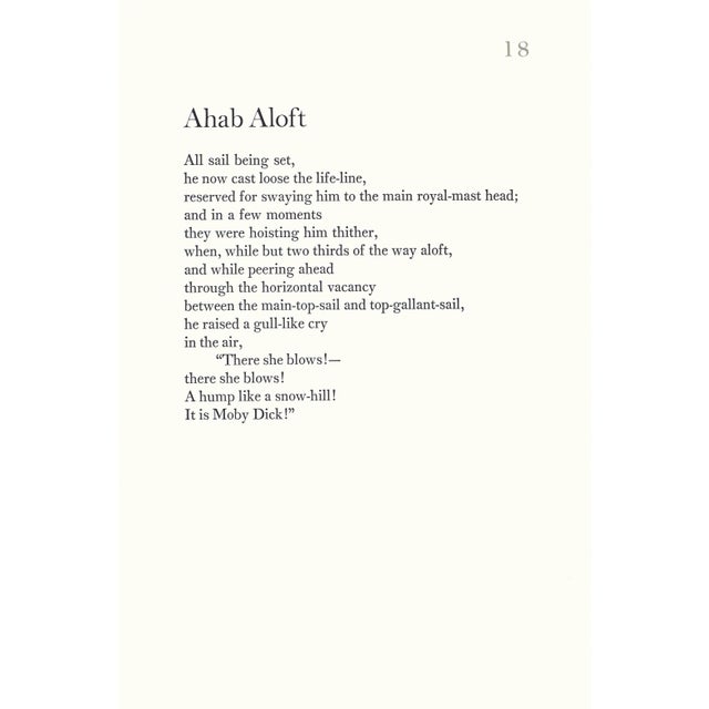 1960s 1968 "Moby Dick" Lithograph by Benton Spruance "Ahab Aloft" For Sale - Image 5 of 6