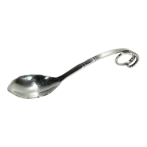 Antique Georg Jensen Sterling Silver Ornamental 41 Sugar Spoon