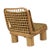 Wood Annka Chair in Stained Rattan by Popus Editions For Sale - Image 7 of 9