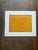 1960’s original pop art folk art serigraph silk screen laid on matboard in the style of Corita Kent. Measures 21.5x18...
