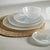 Contemporary Reneta Alabaster Glass Plates, Set of 6, 11.5" For Sale - Image 3 of 6