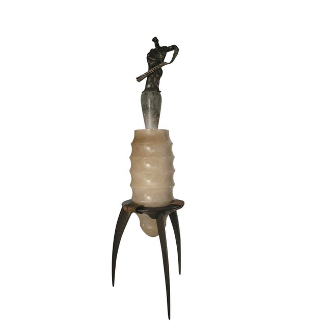 Alabaster Vase by Annibale Oste, Italy, 2009 For Sale - Image 9 of 9