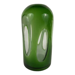 Green Art Glass Vase