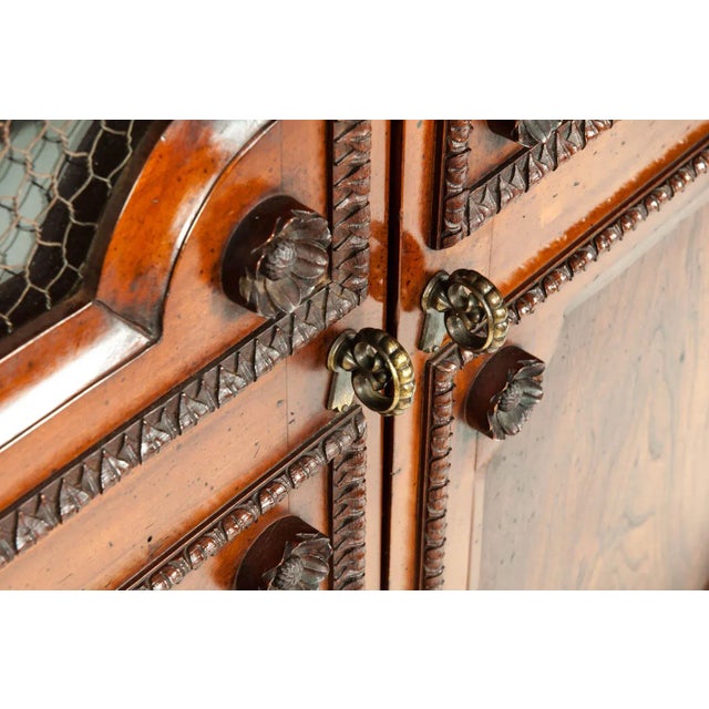 Vintage Study Room or Bookcase Vitrine Display Cabinet For Sale - Image 9 of 13