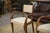 Bridge Chairs in Walnut and Ecru Boucle Fabric, 1930s, Set of 2 For Sale - Image 12 of 13