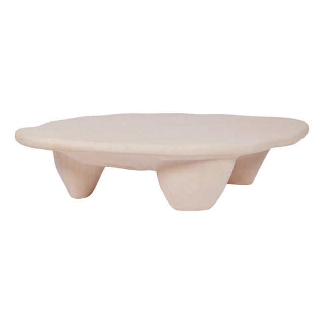 Athen Nude Faux Stone Coffee Table For Sale - Image 9 of 9