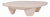 Athen Nude Faux Stone Coffee Table For Sale - Image 9 of 9