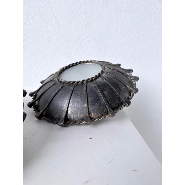 Brutalist Nail Wall Sconces, 1950s, Set of 2 For Sale - Image 15 of 18