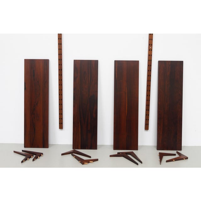 Danish Pau Ferro Wall Unit by Poul Cadovius for Cado, 1960s For Sale - Image 17 of 18
