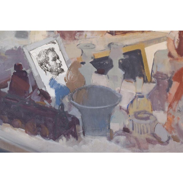 Julio Garcia Iglesias, Market, 1993, Oil on Canvas, Framed For Sale - Image 8 of 15