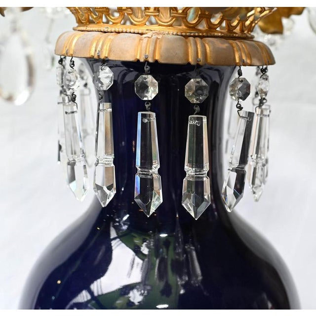 Porcelain Candelabra Vases, 1920s, Set of 2 For Sale - Image 4 of 6