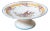 Early 20th French, Hand-Painted Porcelain Compote with Birds and Floral Motif For Sale