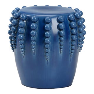 Sea Urchin Garden Stool -Blue For Sale