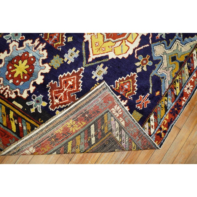 19th Century Large Scale Caucasian Shirvan Karaghashli Full Pile Rug - 4' x 9'7" For Sale - Image 17 of 18