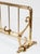 German Wall-Mounted Coat Rack in Gilt Brass, 1950s For Sale - Image 4 of 8