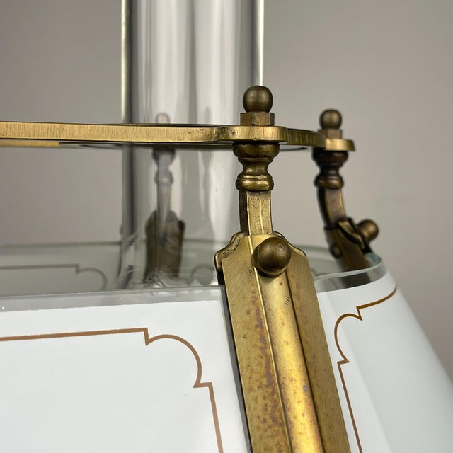 Vintage Wooden and Brass Table Lamp by Qvist & co, Sweden, 1970s For Sale - Image 3 of 18