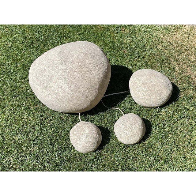 Luminous Pebbles by André Cazenave, Set of 4 For Sale - Image 4 of 13