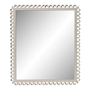 Fleur Home Carnival Gras Rectangle Mirror in Elephant's Breath, 27x38