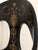 Wood Danish Cabinetmaker Armchair, 1860s, Black Lacquer With Gold Decoration, Brass Castors, Empire/Biedermeier For Sale - Image 7 of 18