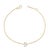 Immerse yourself in the understated elegance of this 10K yellow gold bracelet, for an enrapturing shimmer that captures...